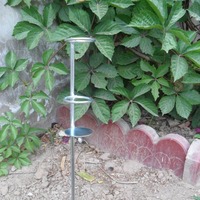 Support de canne à pêche double anneau en fer pour la pêche en mer et en eau douce, modèle Simple Cannon, vente en gros