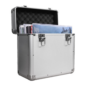 Boîtier de <span class=keywords><strong>CD</strong></span> en aluminium de taille personnalisée Boîte de rangement pour disques vinyles pour disques/<span class=keywords><strong>CD</strong></span>/disques - Product Image 1