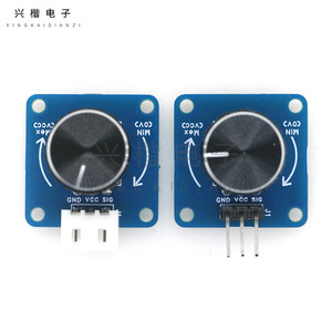 Módulo de Sensor de Ángulo Rotatorio DC3-5.5V, Potenciómetro Ajustable para Control de Volumen y Luz - Product Image 1