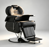 Chaise de barbier ergonomique, imperméable, facile à nettoyer et inclinable, best-seller
