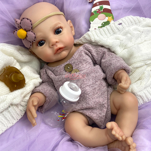 Muñecas Reborn de Silicona Personalizadas OEM para Niñas, Se Aceptan Pedidos de Muestra y Producción en Masa, Suministro de Fábrica, Muñecas de 18 Pulgadas para Niños y Terapia - Product Image 5