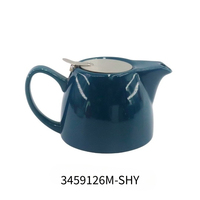 Meilleure vente 3459126M Théière Shy en céramique avec poignée, capacité moyenne, pour les sessions de thé contemporaines