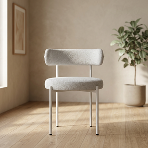 Chaises d'intérieur élégantes de couleur blanche pour restaurants et hôtels, design haut de gamme - Product Image 3