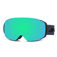 Masque de ski coupe-vent pour sports de neige, lunettes OEM polarisées anti-buée, verres magnétiques pour le ski et le snowboard, vente en gros personnalisée