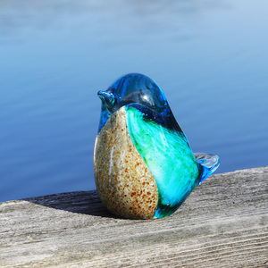 Oiseau en verre cristal coloré, 1 pièce, cadeaux de mariage pour la Souvenir, artisanat en cristal - Product Image 2