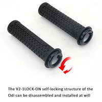 OEM/ODM ODI empuñaduras de bicicleta de montaña silicona bloqueable MTB puños amortiguadores antideslizantes cubiertas de manillar de bicicleta empuñaduras de ciclismo