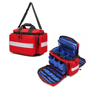 Sac de traumatologie d'urgence en nylon 1000D, sac de premiers secours imperméable pour les secours en cas de tremblement de terre en plein air - Product Image 1