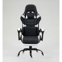 Ordinateur à dossier haut Gamer Table PC Gaming Desk Chair Set Ergonomique Rotation PC Computer Gaming Gaming Chair Avec Repose-pieds
