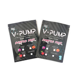 Bolsa de embalaje de bolsita de paquete de muestra de té y café en polvo con sello de 3 lados impreso personalizado - Product Image 1