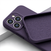 Coque de protection intégrale en silicone liquide anti-traces de doigts, finition mate, style Ins, pour iPhone 18/17 Pro Max, avec design encastré