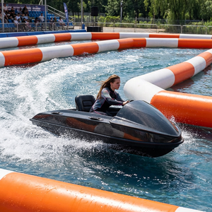 Bateau à grande vitesse 50 km/h pour adultes, équipement de sports nautiques, batterie au lithium ternaire en fibre de carbone ABS personnalisée, lacs et rivières - Product Image 3