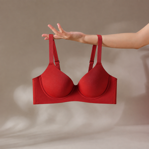 Reggiseno sportivo da donna personalizzabile con logo, a coppe larghe, senza cuciture, con ferretto, supporto elevato, push-up potente, confortevole e traspirante - Product Image 3