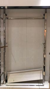 Bekleidungs geschäft <span class=keywords><strong>Display</strong></span> Möbel/Wand Kleider ständer Hochglanz polierter Edelstahl Gewerbliche Schnitt möbel GMC - Product Image 3