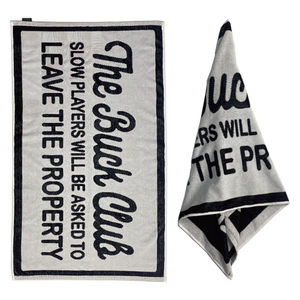 Serviette de sport en coton personnalisée de haute qualité, absorbante et à séchage rapide, pour le golf, la remise en forme et les activités de plein air - Product Image 1