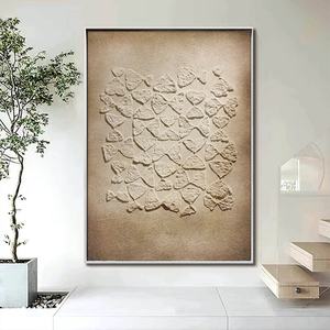 Arte Mural Texturizado 3D Estilo Wabi Sabi para Decoración Arquitectónica, Diseño de Interiores Comerciales, Decoración de Pared de Estilo Neutral y Lujoso - Product Image 2