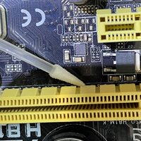 Mini-bâtonnets de nettoyage antistatiques à pointe en mousse ESD 100 PPI en polyuréthane pour l'électronique et le nettoyage des circuits imprimés