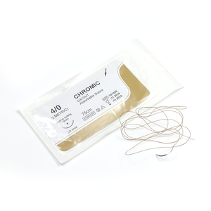 การเย็บแผลด้วยกรด polyglycolic เย็บแผลผ่าตัดทางการแพทย์เย็บแผลด้วยชุดเย็บเข็ม - Product Image 5