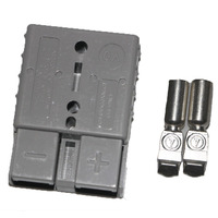 Conector de Batería de Desconexión Rápida 50A 120A 175A 350A 600V de Alta Corriente, Enchufe Rojo y Gris