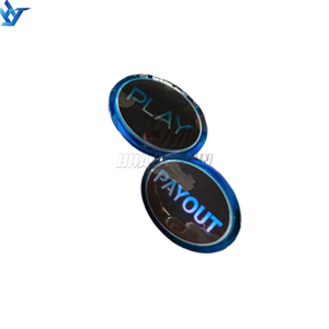 Hot bán hình bầu dục nhựa Push Buttons chơi thanh toán trò chơi nút cho Arcade có tay nghề cao Máy chơi <span class=keywords><strong>game</strong></span> - Product Image 4