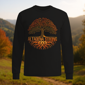 T-shirt a maniche lunghe vintage Altadena Strong California - Product Image 3