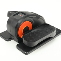 Mini-elliptique portable détachable pour la remise en forme à domicile, entraîneur elliptique compact sous le bureau pour la rééducation