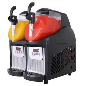 2.5l (0.67 Us Gal)* 2 Slush Macchina 110v 60hz 300w Macchina Di Fusione Della Neve Frullati Granita Macchina Per il Ghiaccio Slusher