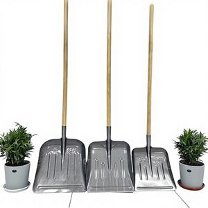 <span class=keywords><strong>Pelle</strong></span> <span class=keywords><strong>de</strong></span> nettoyage pour fumier <span class=keywords><strong>de</strong></span> vache et <span class=keywords><strong>de</strong></span> céréales en acier au manganèse, lame carrée en acier inoxydable, tête plate, construction en acier épaissi - Product Image 1