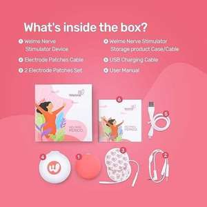 Masajeador Electrónico Portátil Welme con Tecnología TENS, Recargable por USB, Batería Integrada, Modelo WME, Acción Rápida para el Cuerpo Femenino, Disponible en Línea - Product Image 3