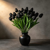 Bunga Tulip Artifisial Modern untuk Perlengkapan Fotografi Pernikahan, Dekorasi Rumah, Mini PU Semi-Handmade, Harga Grosir Pabrik