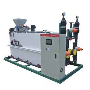 Automatic sludge dewatering fully automatic polymer water treatment system chemical dosing device
