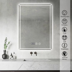 Luz Led antiniebla con Sensor de movimiento táctil para baño, espejo impermeable con pantalla de tiempo, gran oferta - Product Image 2