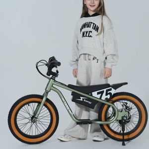 Bicicletta Elettrica per Bambini 16 Pollici Mini 24v4a 6-12 Anni Piccola Bici Quadrata Retrò per Ragazzi e Ragazze - Product Image 6