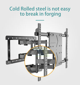 KALOC H11 supporto per televisione a parete <span class=keywords><strong>braccio</strong></span> <span class=keywords><strong>lungo</strong></span> mobile mobile supporto per <span class=keywords><strong>Tv</strong></span> a parete 140kg/308lbs supporto per <span class=keywords><strong>Tv</strong></span> Full Motion 100 pollici - Product Image 2