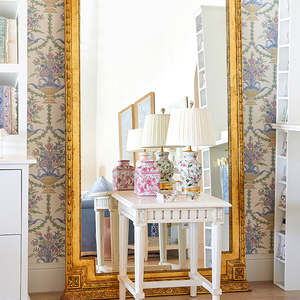 Boîte à mouchoirs en <span class=keywords><strong>porcelaine</strong></span> vintage rose et blanc pour salle de bain et cuisine - Product Image 4