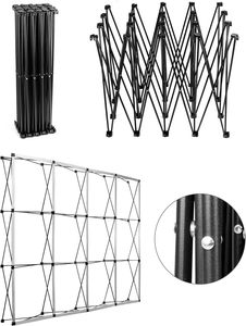 Chất lượng cao cấp dệt kim Polyester Pop Up hiển thị đứng cho quảng cáo khai trương - Product Image 2