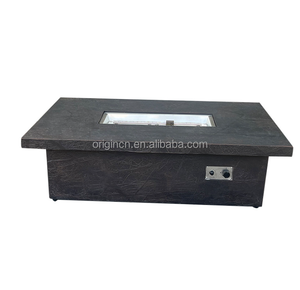 Conjunto de Muebles de Patio a Prueba de Explosiones con Mesa de Fuego de Gas de Material de Hormigón - Product Image 3