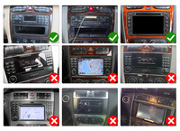 Lecteur DVD de voiture Android 15 Mekede, navigation, Car-play, écran IPS, RDS, DSP, 8 cœurs pour Mercedes Benz CLK Classe C W209 7 pouces