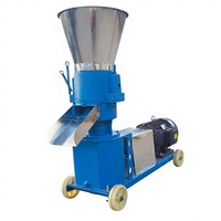Machine à granulés d'aliments pour animaux de moyenne capacité pour les fermes avicoles avec taille de granulés réglable