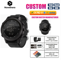 Jam Tangan Digital Pria NORTH EDGE APACHE 46 untuk Olahraga Luar Ruangan, Lari, Berenang, dengan Altimeter, Barometer, Kompas, Tahan Air 50M