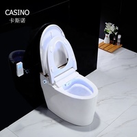 Toilette intelligente CASINO WC salle de bain capteur automatique rinçage électrique une pièce toilette intelligente sans réservoir