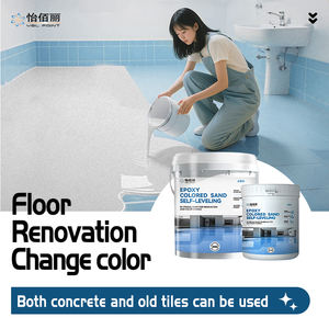 Peinture <span class=keywords><strong>de</strong></span> sol autonivelante en sable coloré époxy imperméable et antidérapante - Product Image 2