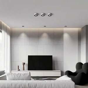 CE Rohs 7W 12W 18W 24W Moderne LED Encastré Plafond Linéaire Downlight Monté en Surface Trimless Encastré Grille Lumière pour Hôtels - Product Image 6