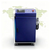 Machine de soudage laser à fibre compacte multifonctionnelle DH, neuve, avec options 3000W/1000W, refroidissement par eau, structure portable pour