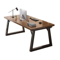 Bureau d'ordinateur simple pour adulte, bureau, chambre, e-sport, apprentissage à domicile, banc de travail mural long HD-0D-08