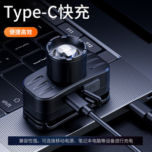 Lampe frontale Superfire rechargeable 2000 mAh, LED rotative, portable pour l'extérieur - Product Image 2