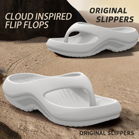 Sandales de plage pour hommes printemps-été à bout ouvert, tendance, à semelle épaisse, légères, confortables, antidérapantes, pour l'extérieur