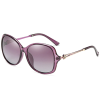 Lunettes de soleil polarisées pour femmes, monture PC, grand carré, classique, styliste, dames, pare-soleil tendance