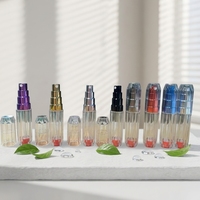 Atomiseur de parfum de voyage de luxe personnalisé, vide, mini 5 ml, rechargeable, à remplissage par le bas, avec pulvérisation fine, ouverture facile, en PVC JX