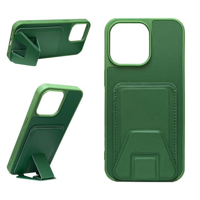 Luxury for Phone Case with Protective Cover Wallet Function Card Holder & Car Holder Stand PU+TPU Material