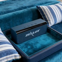 Nouveau haut-parleur sans fil Zealot 10W de puissance, batterie rechargeable (1500mAh), mini haut-parleur pour V5.0, prend en charge l'extérieur S31 TF